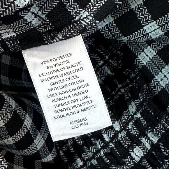 NWT BP by Nordstrom Mason Plaid Smocked Back Crop Top - Small - Picture 5 of 8